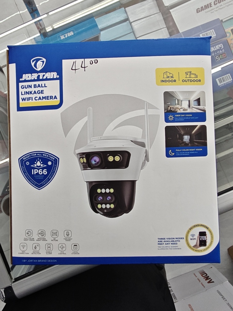 CAMARA SEGURIDAD JORTAN 5PRO 900W 2 CAMARA