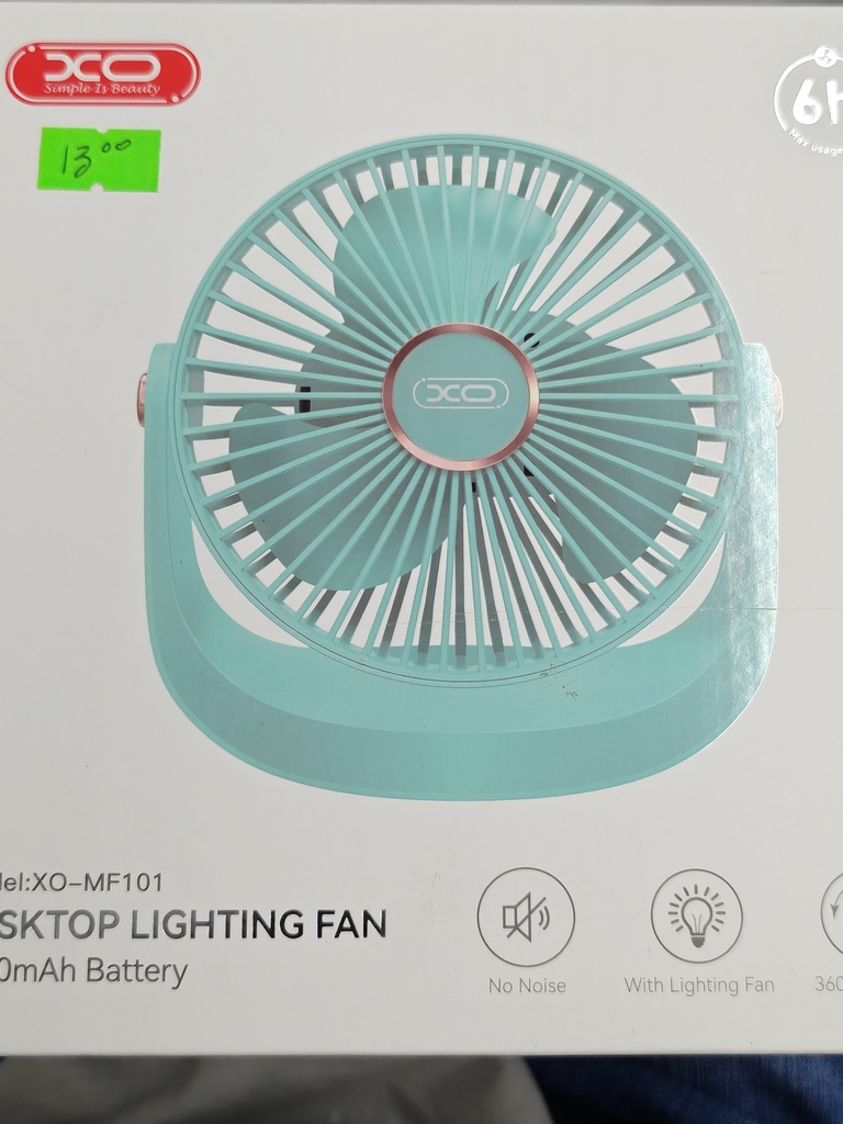 ABANICO MESA XO MF 101 BLUE