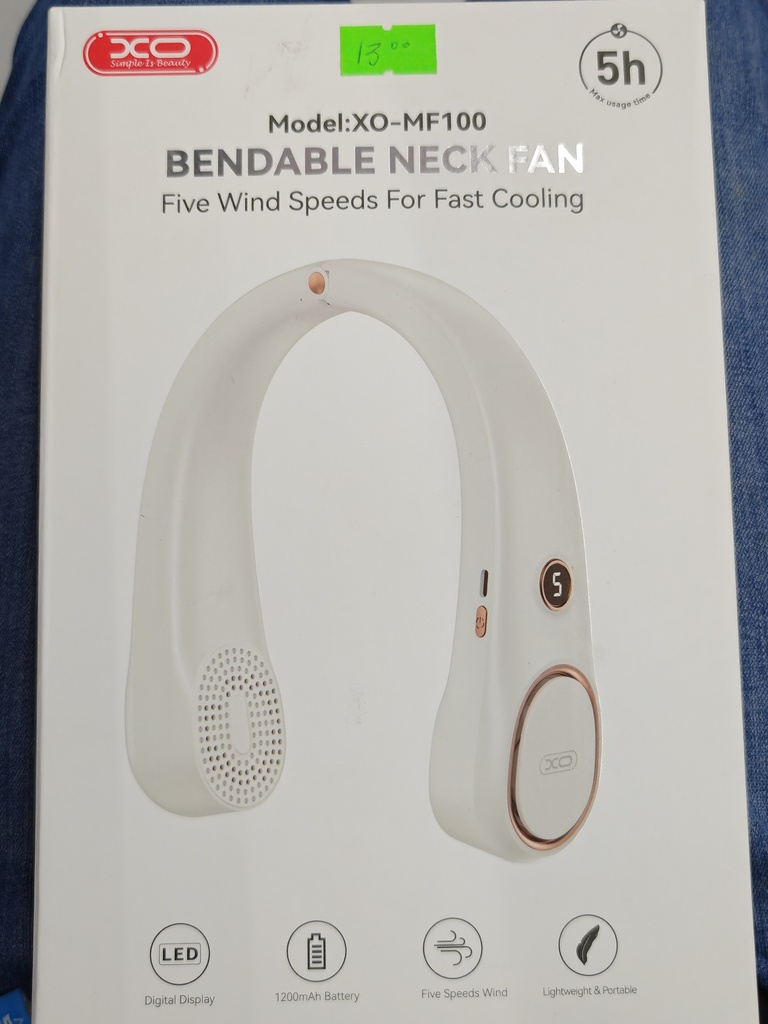 ABANICO MESA XO-MF100 BLANCO 1200MAH