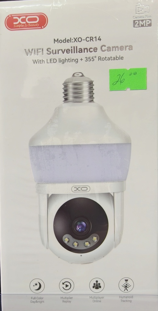 CAMARA SEGURIDAD XO-CR14 200WPIXEL CAMARA