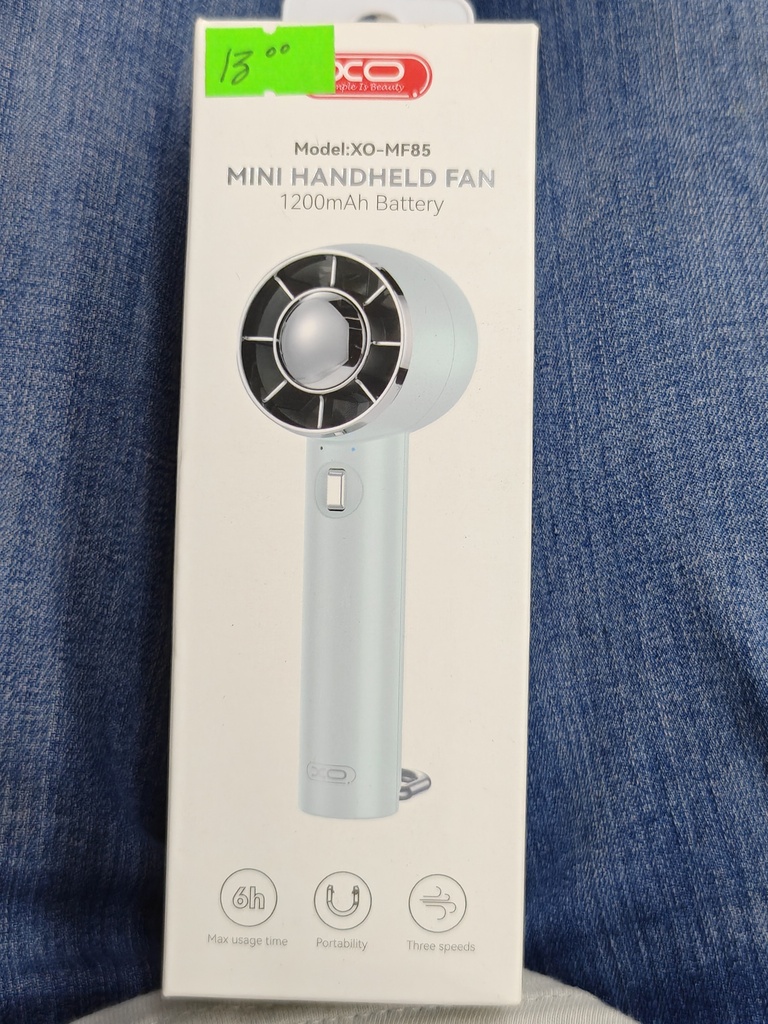 ABANICO MESA XO-MF85  1200 MAH COLOR AZUL