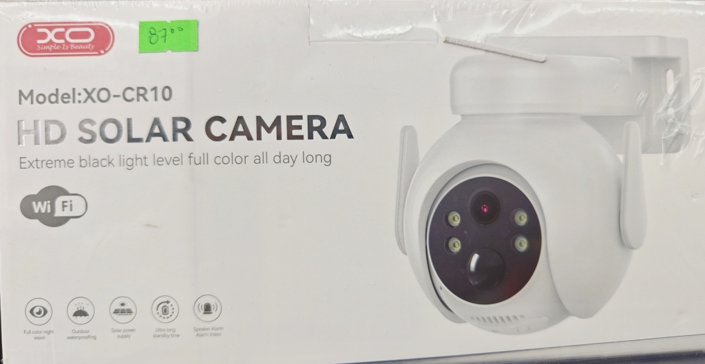 CAMARA SEGURIDAD XO-CR10 300WCON PANEL SOL