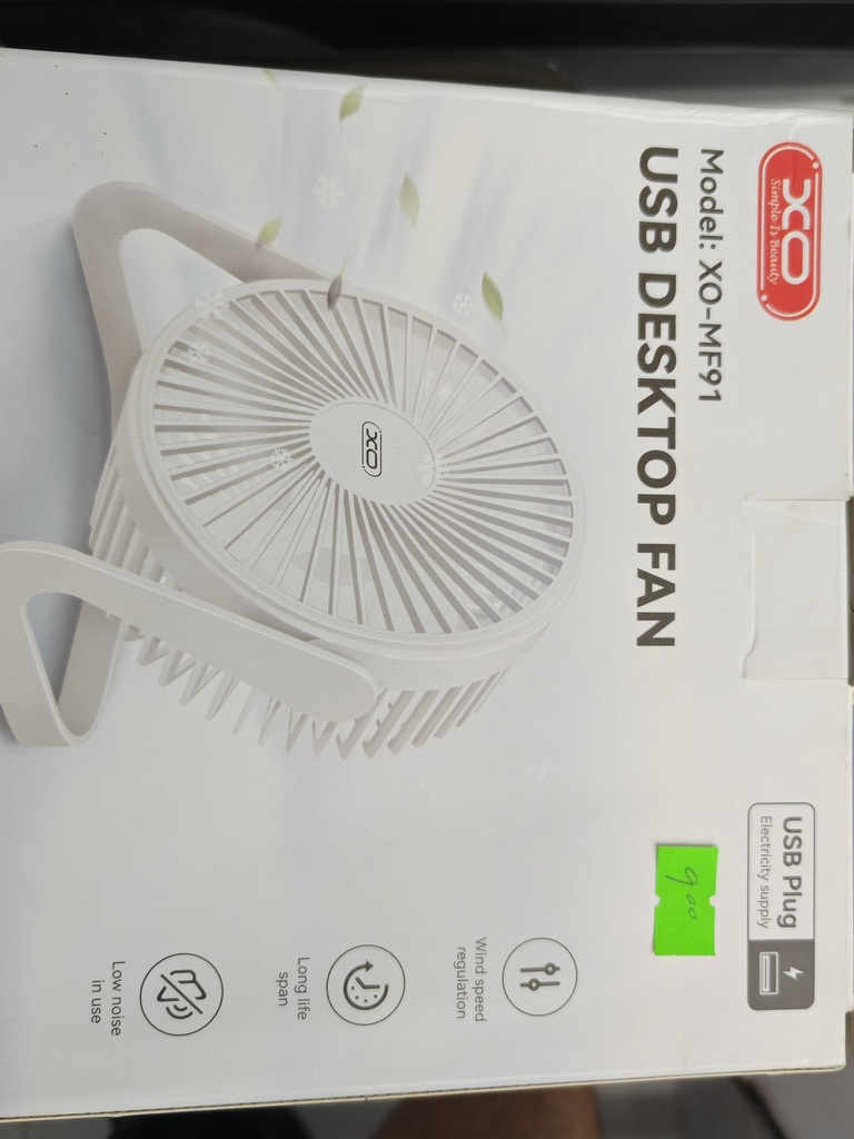 ABANICO MESA XO MF 91 BLANCO6 PULGADA