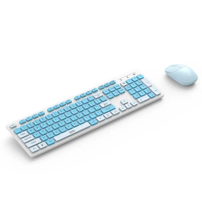 TECLADO JUEGO XO KB-05 CON MOUSE INALAMBRICO COLOR