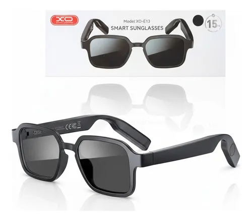 LENTE/GAFA XO CON BLUETOOTH E13 NEGRO UV PROCTECIO 