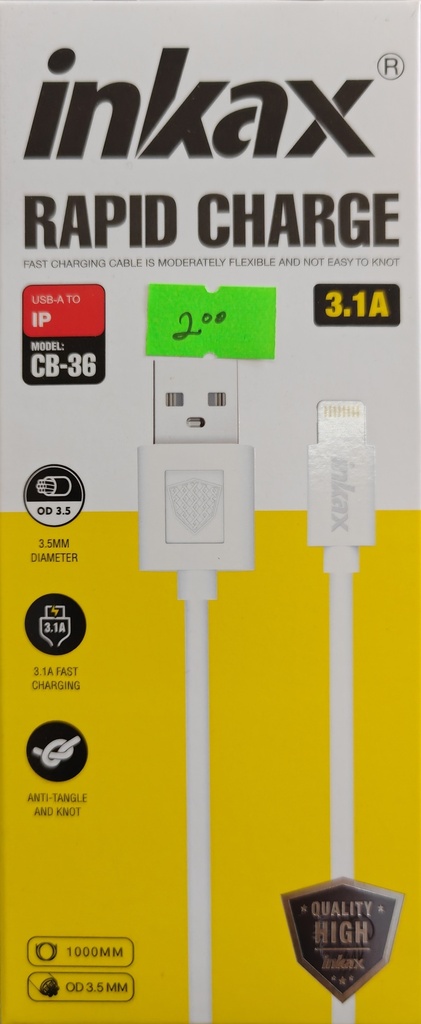CABLE INKAX CB-36 IPHONE