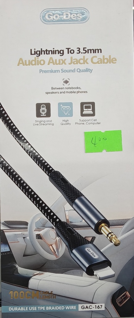 CABLE GO DES GAC-167 IP A AUXILIA