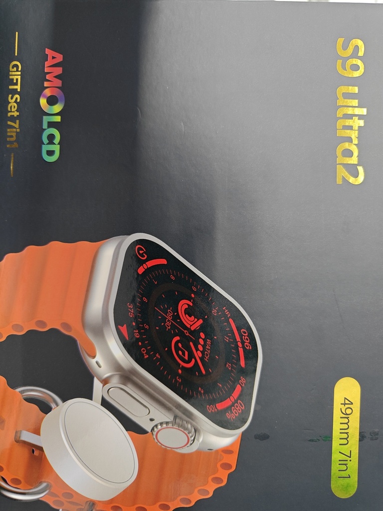 RELOJE NUEVO S9 ULTRA2 7 EN 1 COLOR NEGRO