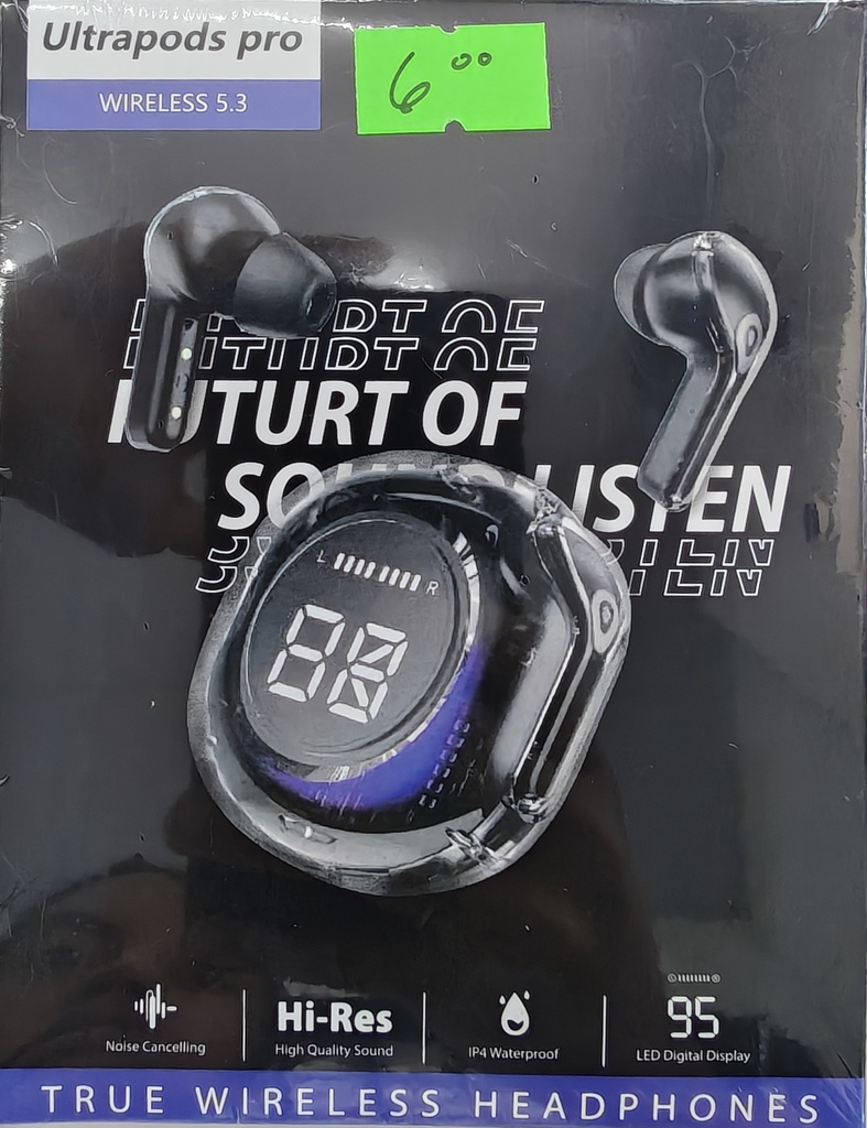 AUDIFONO ULTRAPODS PRO XT17 COLOR NEGRO