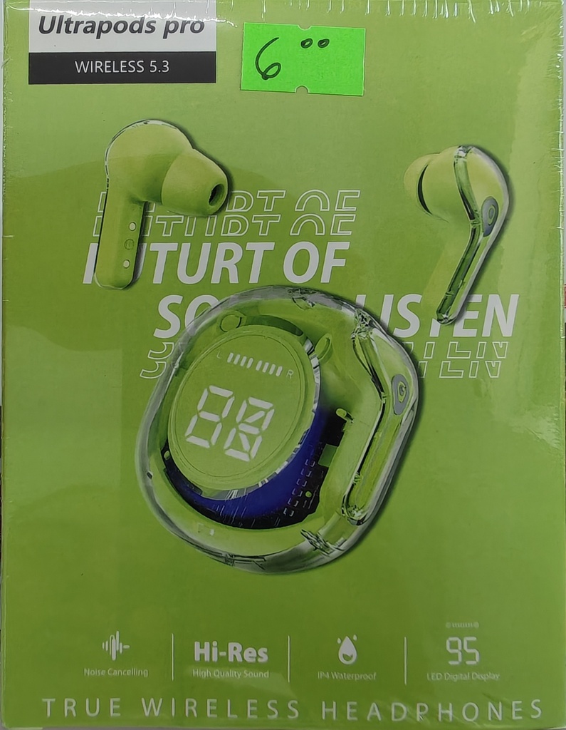 AUDIFONO ULTRAPODS PRO XT17 COLOR VERDE