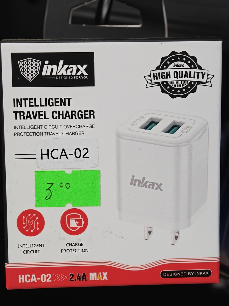 CARGADOR INKAX HCA-02 CUBO SOLO