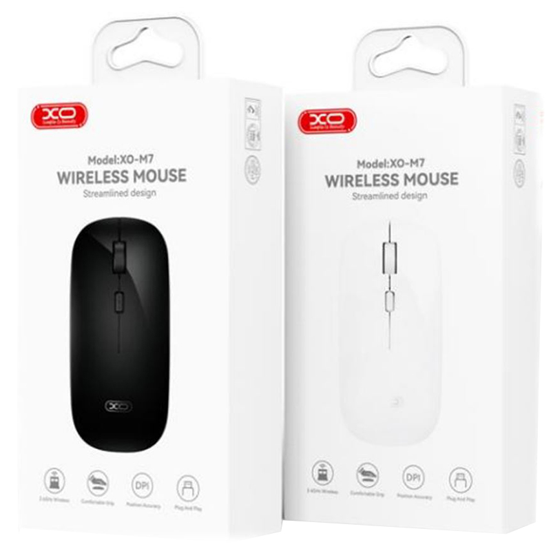 MOUSE XO-M7 INALAMBRICO COLOR NEGRO