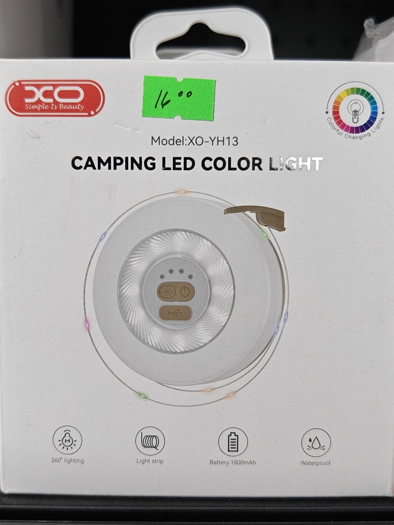 LAMPARA XO YH 13 AMARILLO 10M