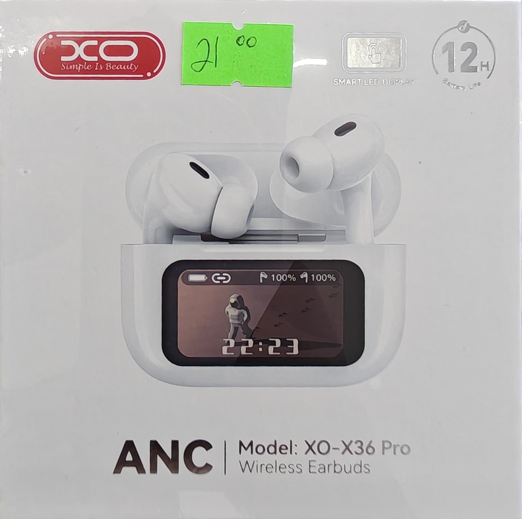 AUDIFONO XO -X36 PRO CON ANCYPANTALLA COLORI    BLANG0