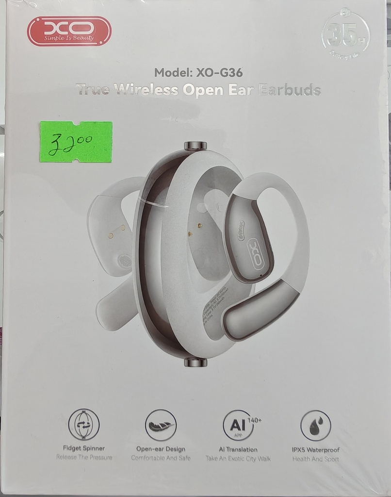 AUDIFONO  XO-G36 INALAMBRICO CON TRADUCIONES AI Ows CO