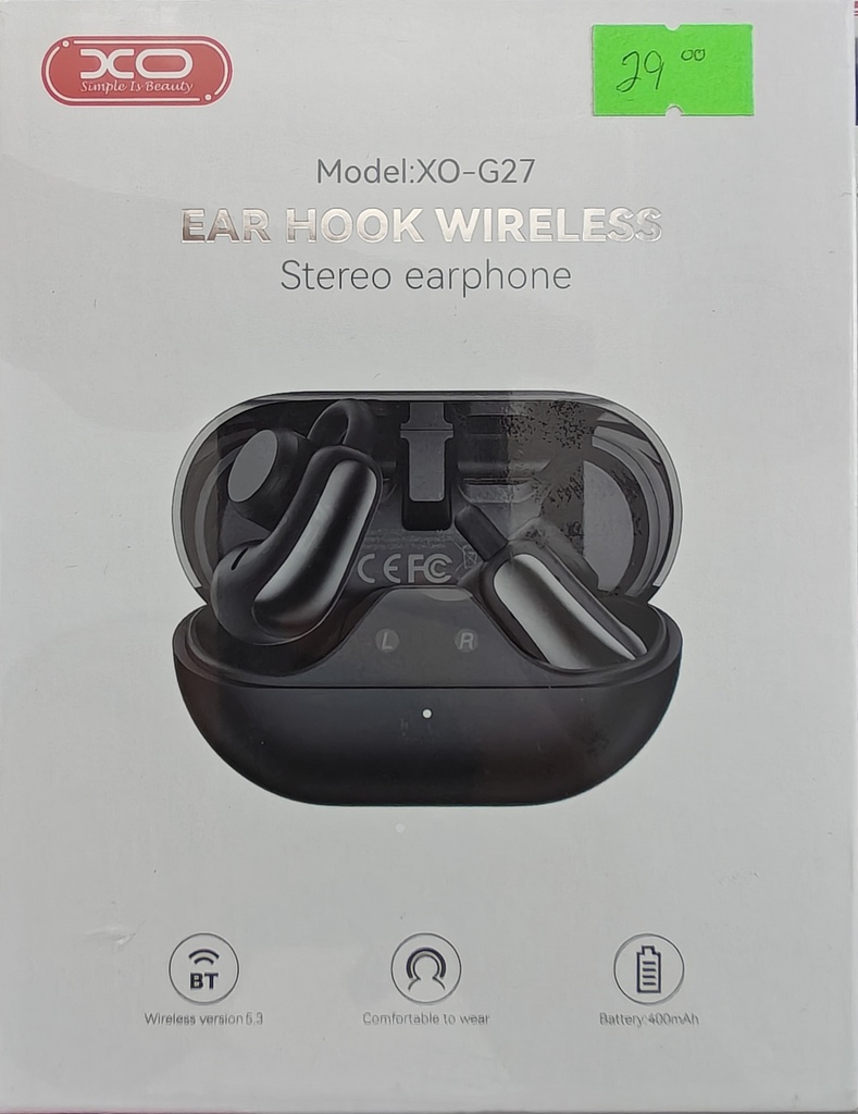 AUDIFONO  XO-G27 BLUETOOTH COLOR NEGRO