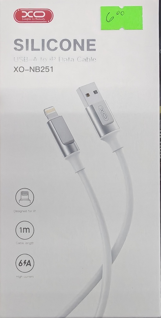 CABLE XO NB 251 IP 1M 6A BLANCO
