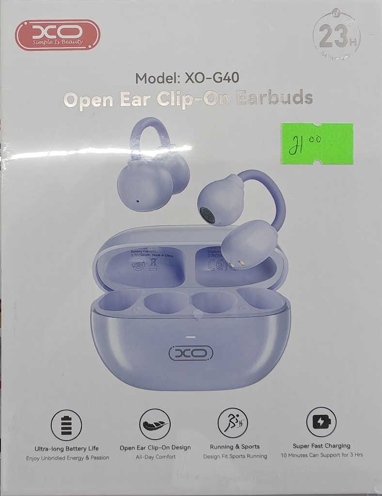 AUDIFONO XO -G40 COLOR MORADO NUEVO