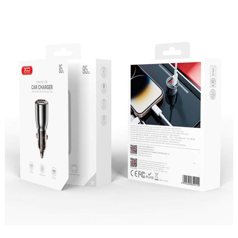 CARGADOR CARRO XO-CC58 95W 