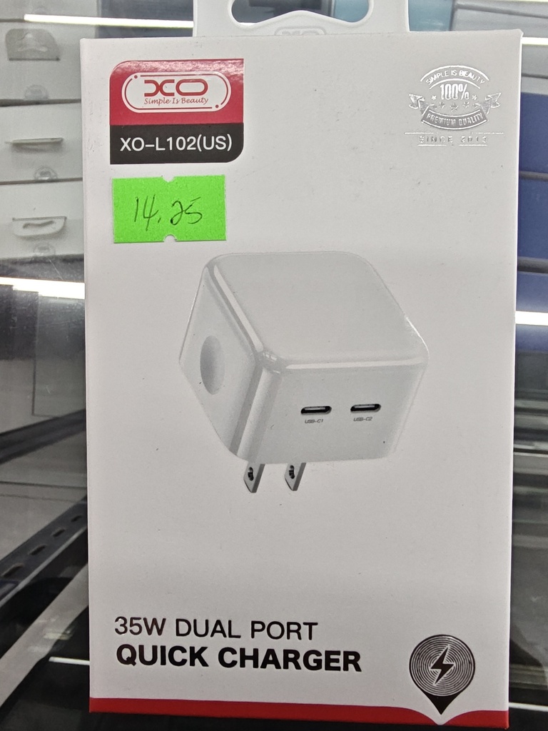 CARGADORXO L102 35W COLOR BLANCO