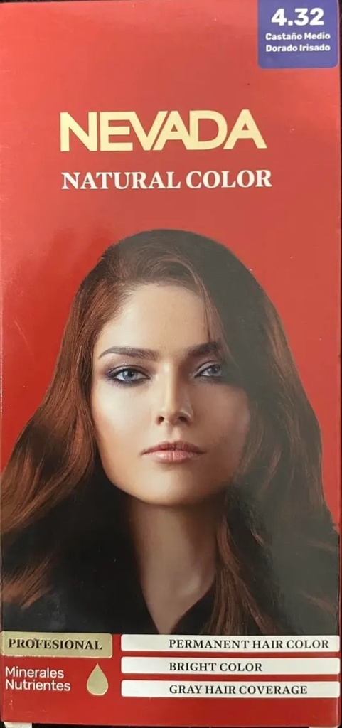 TINTE NEVADA 4.32 CASTAÑO MEDIO DORADO IRISADO