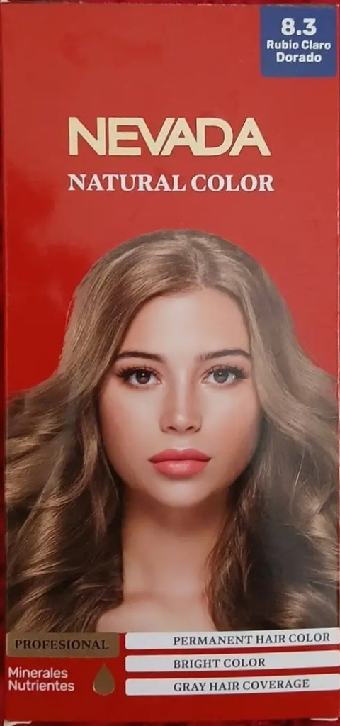 TINTE NEVADA 8.3 RUBIO CLARO DORADO
