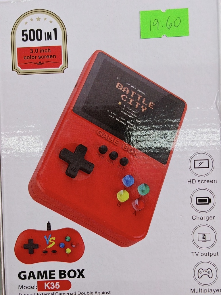 CONSOLA JUEGO K35 DOBLE CONTROL COLOR SURTDO  