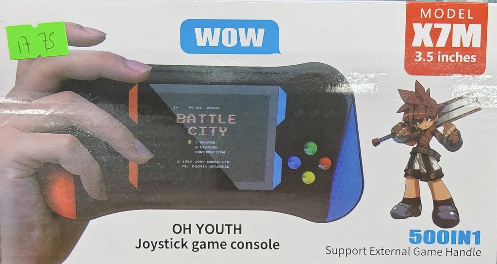 CONSOLA JUEGO X7M DOBLE CONTROL COLOR SUTIDO 