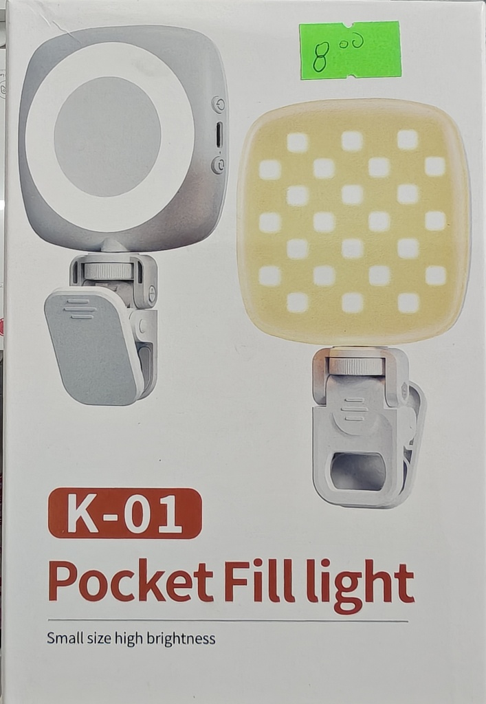 ARO DE LUZ PARA CELULAR K01H NEGRO