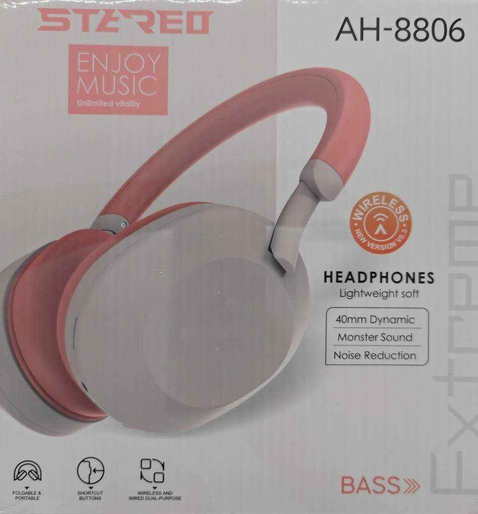 AUDIFONO AH 8806 COLOR NARANJA