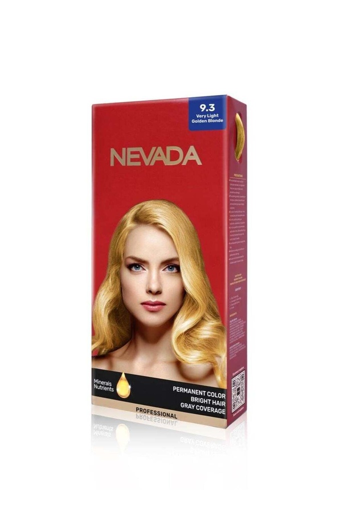 TINTE NEVADA 9.3 VERY LIGHT GOLDEN BLONDE