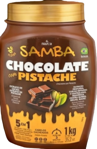 TRATAMIENTO PARA CABELLO SAMBA CHOCOLATE PISTACHO 5EN1 1KG