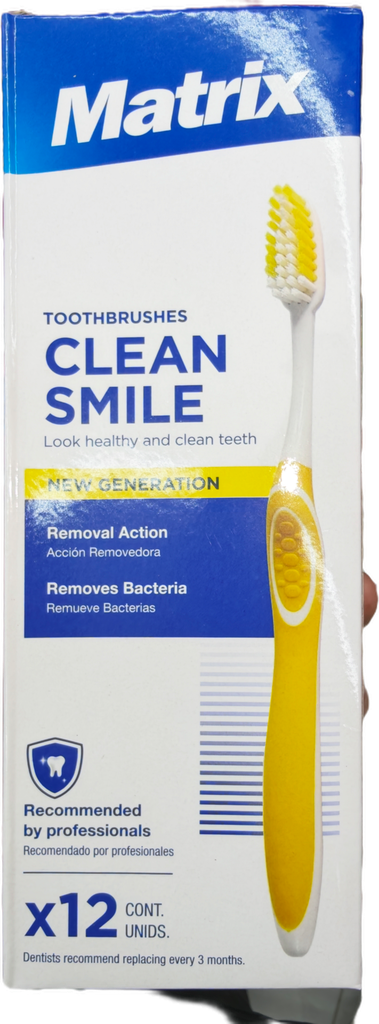 CAJA CEPILLOS DE DIENTES MATRIX 12U