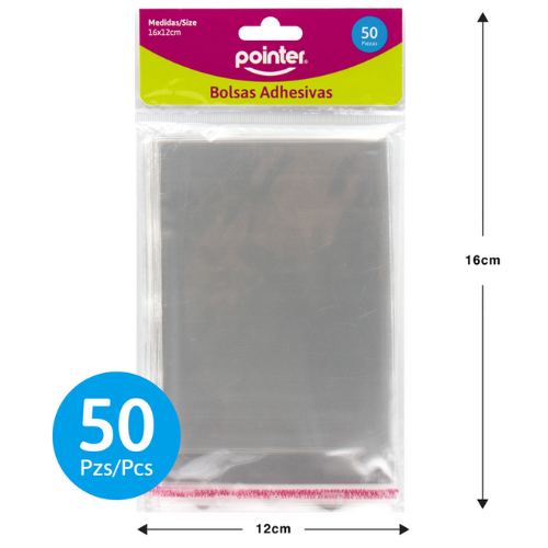 BOLSITA CELOFAN POINTER 16X12CM