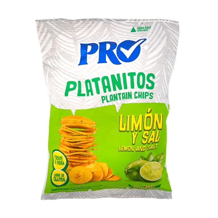 PRO PLATANITOS LIMON 70.9G 