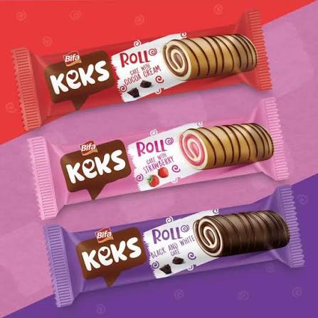 KEKS ROLL STRAWBERRY