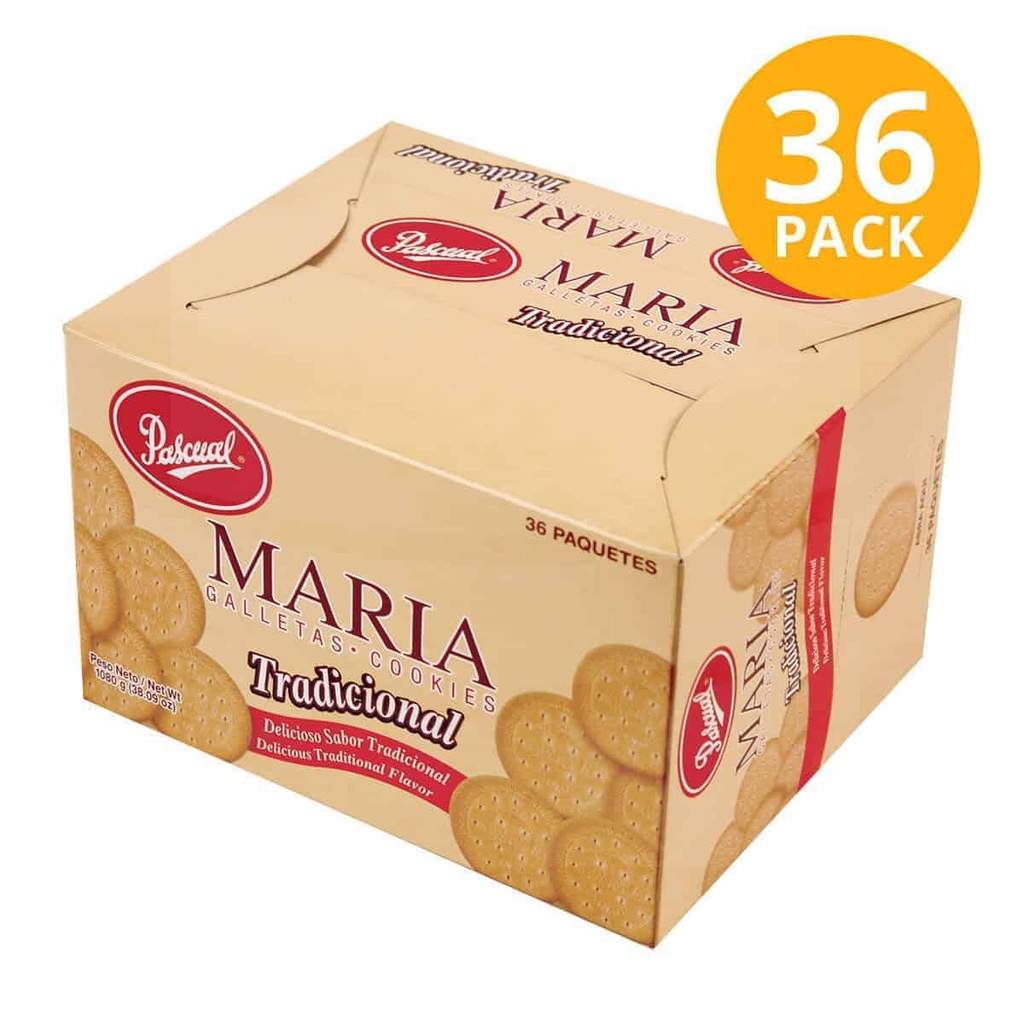 CAJA GALLETA PASCUAL MARIA (36UND)