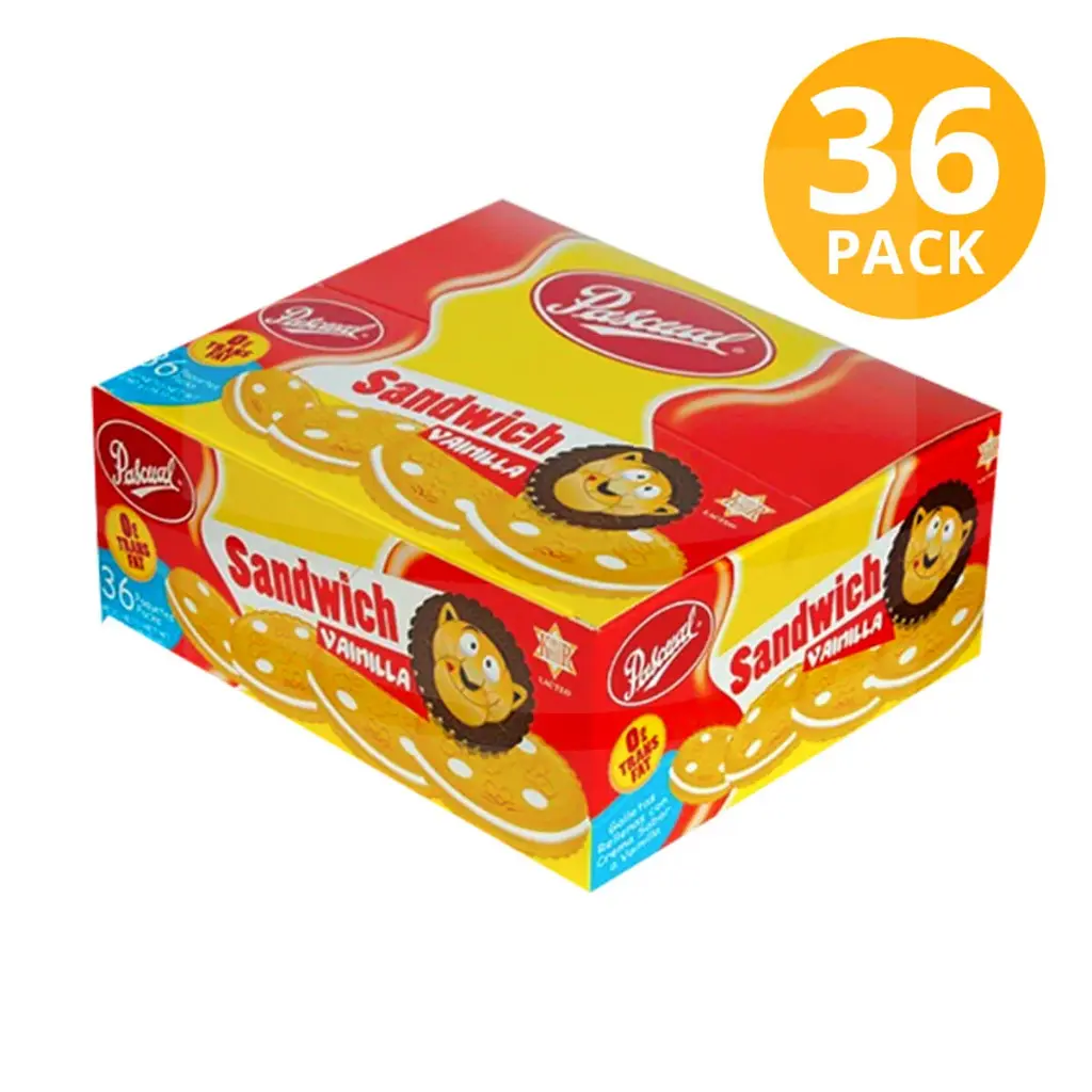 CAJA GALLETA PASCUAL VAINILLA (36UND)