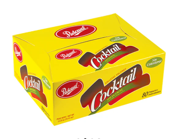 CAJA GALLETA PASCUAL COCKTAIL 80UND