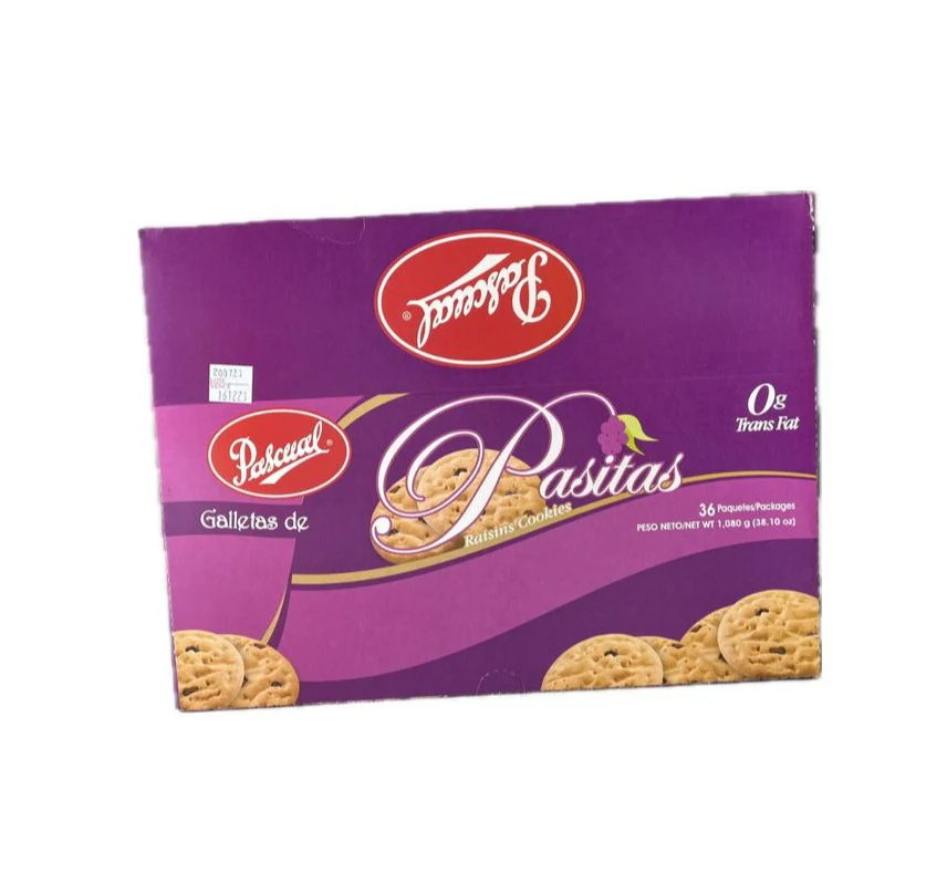 Galleta de Pascual 36und(pasita)