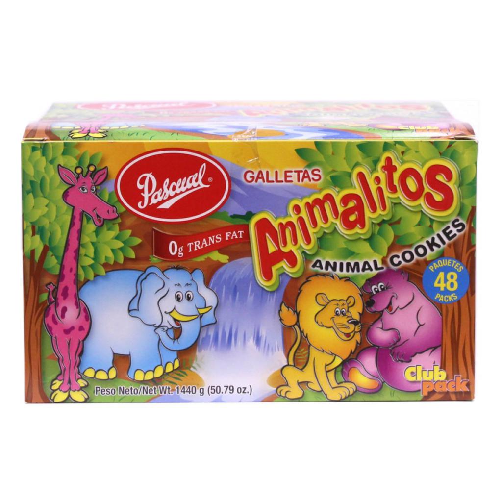 CAJA GALLETA PASCUAL ANIMALITOS (36UND)