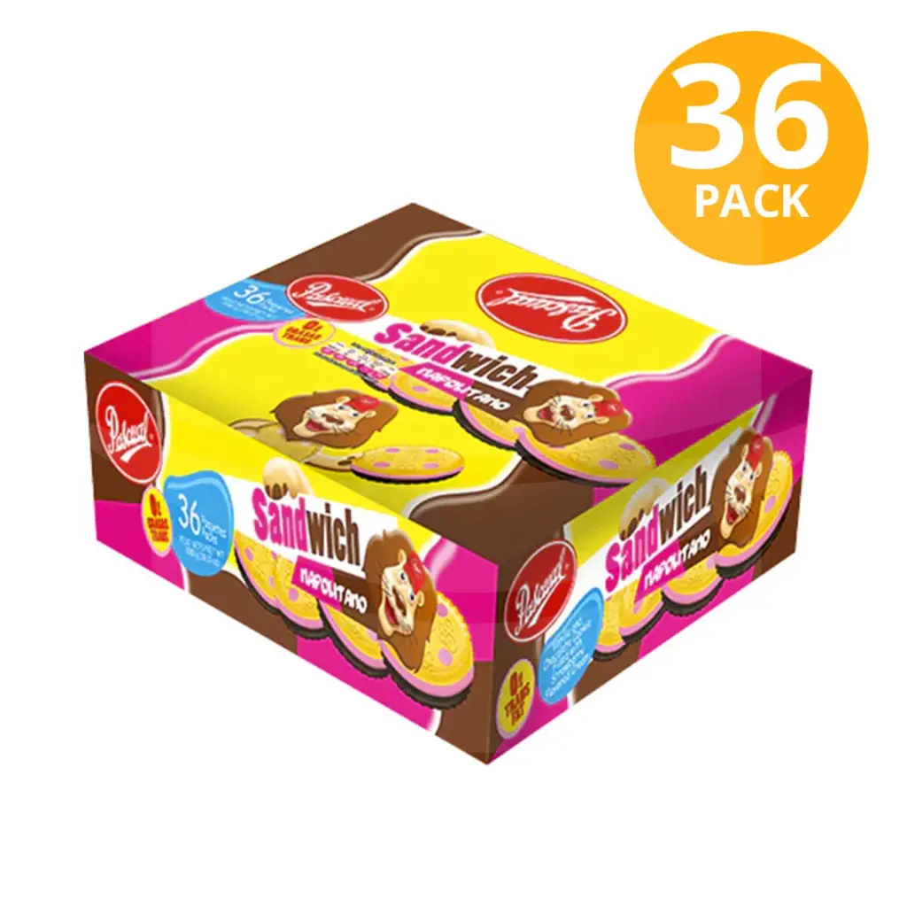 CAJA GALLETA SANDWICH NAPOLITANO PASCUAL (36UND)