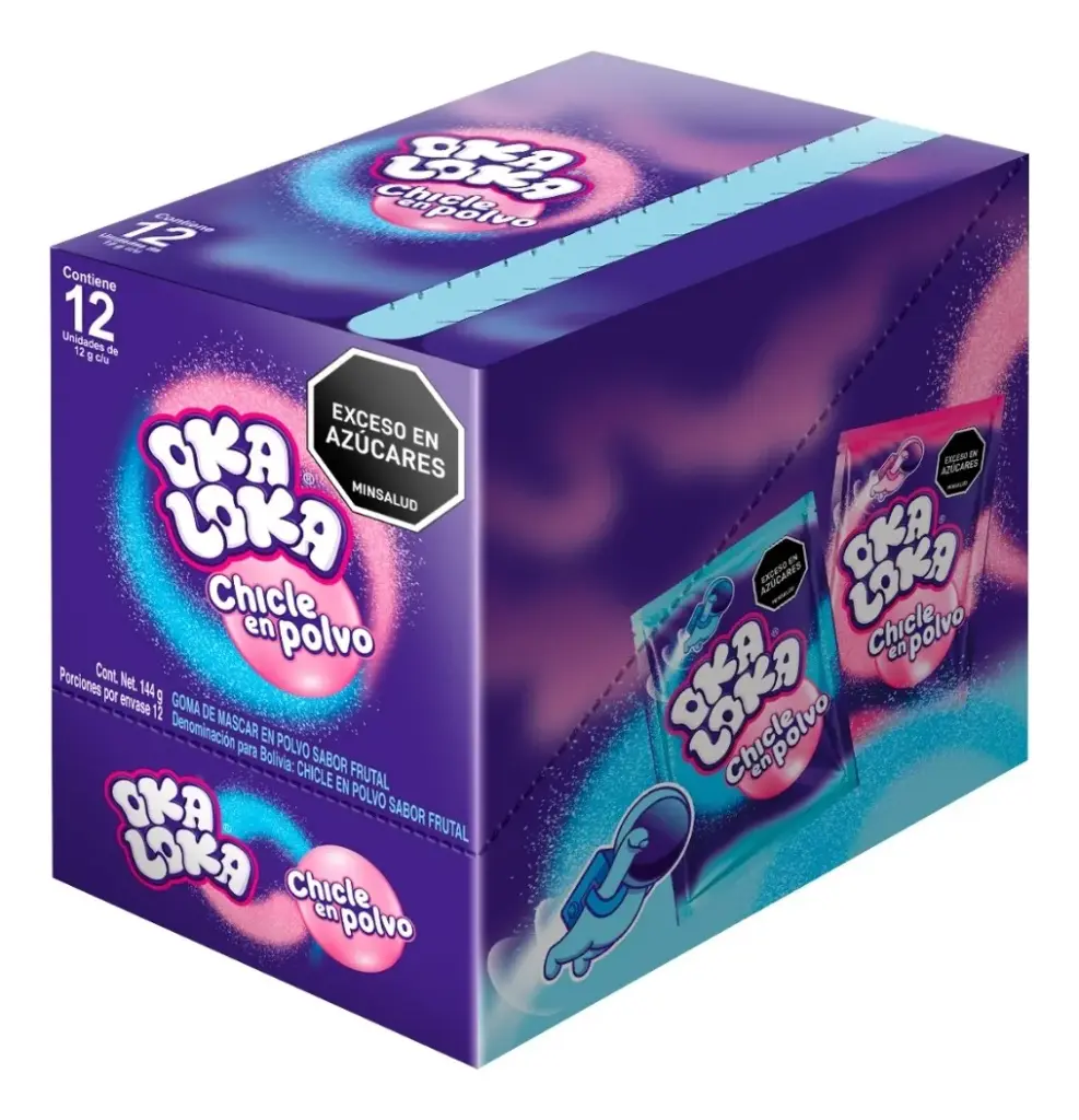 OKA LOKA CHICLE POLVO(12G) 12U 