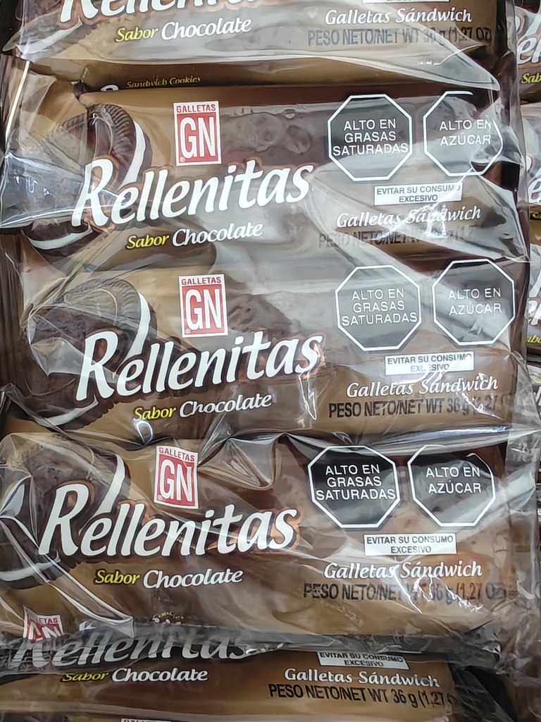 RELLENITAS CHOCOLATE 8U
