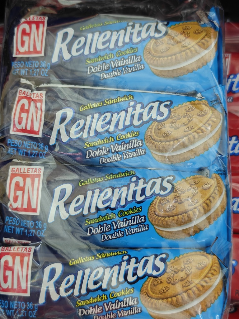 RELLENITAS DOBLE VAINILLA 8U