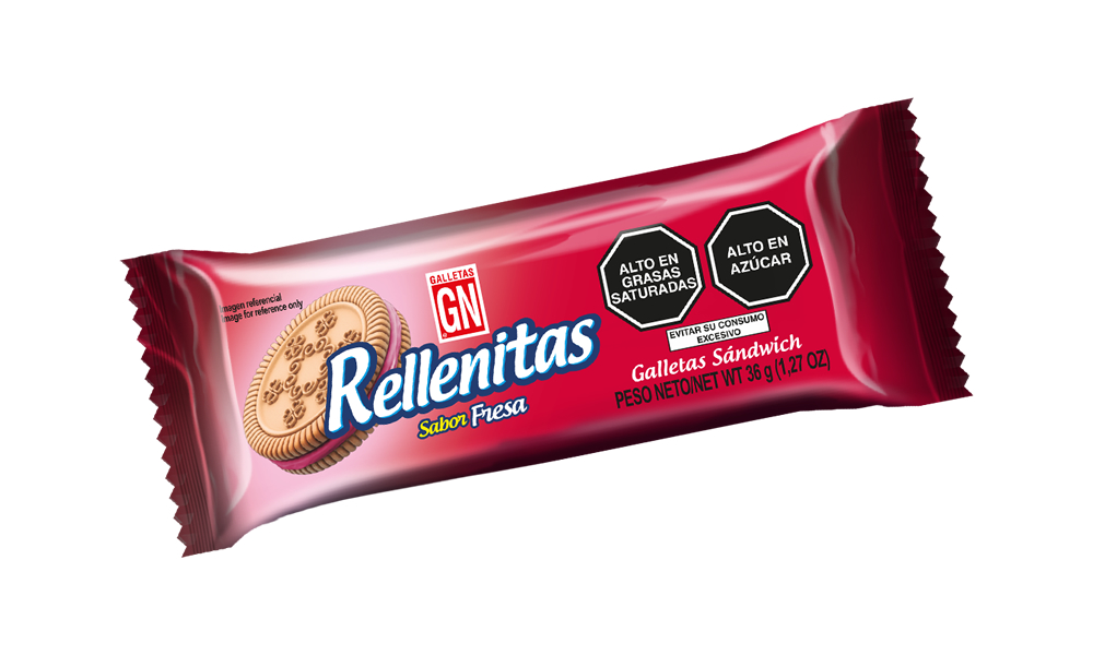 RELLENITAS FRESA 8U