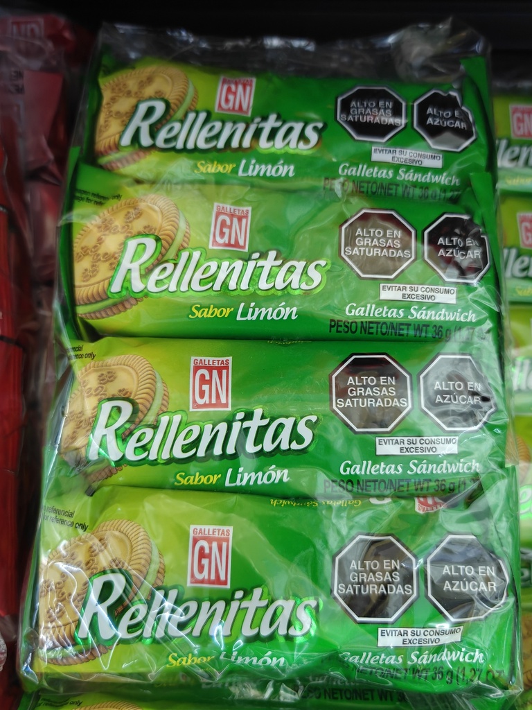RELLENITAS LIMON 8U