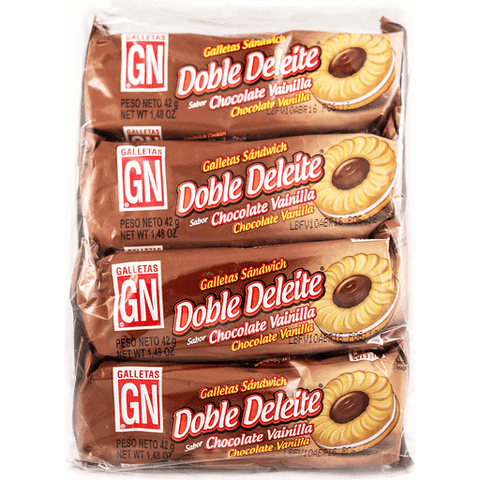 DOBLE DELEITE CHOCOLATE VAINILLA 5X8X42 G