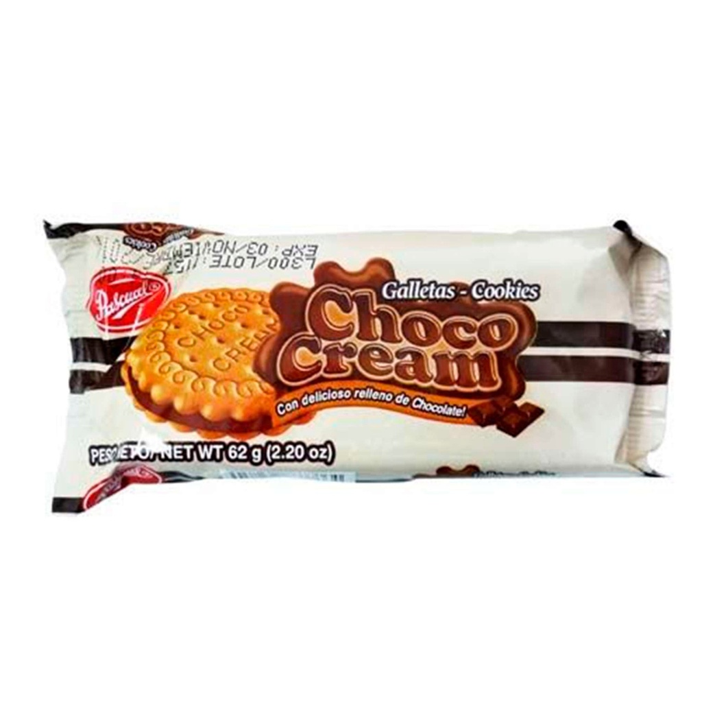 GALLETA PASCUAL CHOCO CREAM CHOCOLATE