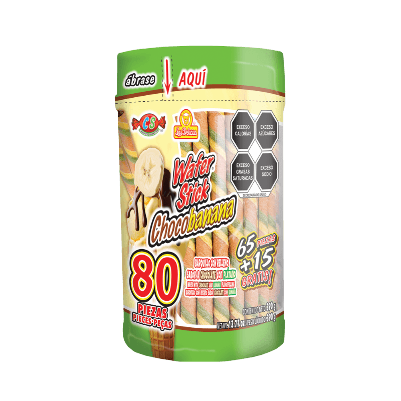 WAFER STICK CHOCOBANANA (80)UND